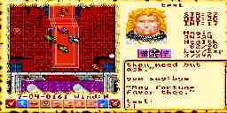 Avatar in Castle Britain at game start with base stat: STR 22, DEX 20, INT 17..